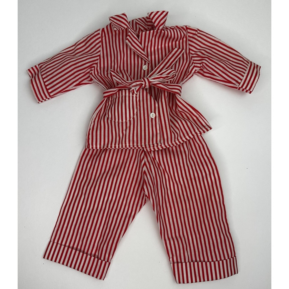 Molly's Pajamas Pleasant Company American Girl Molly Red Striped Set Retired
